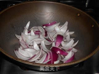 Stir-fried Pork Vegetables with Onions recipe