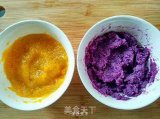 Healthy Afternoon Tea～pumpkin Sesame Biscuit～purple Potato Sesame Biscuit recipe