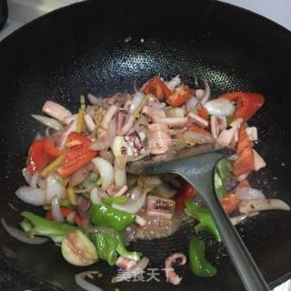 Double Pepper Fried Squid recipe