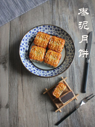 Little Fatty Hand-made-jujube Mud Mooncakes recipe