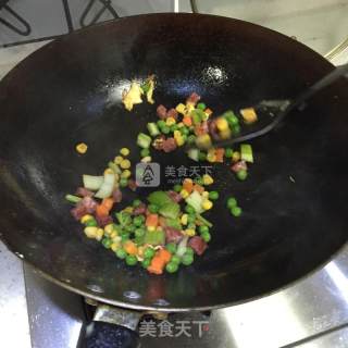 Celery Egg Fried Rice recipe