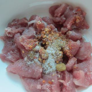 Roasted Toothpick Meat-------microwave Snack recipe