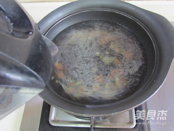 Fungus Vegetable Shrimp Boiled Ball Soup recipe