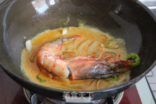 【winter Lettuce】——thai Red Curry Shrimp recipe