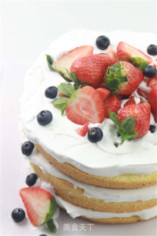 [tomato Recipe] Christmas Strawberry Naked Cake-the Naked Cake that Stars Also Love, Tomato Teaches You to Make It recipe