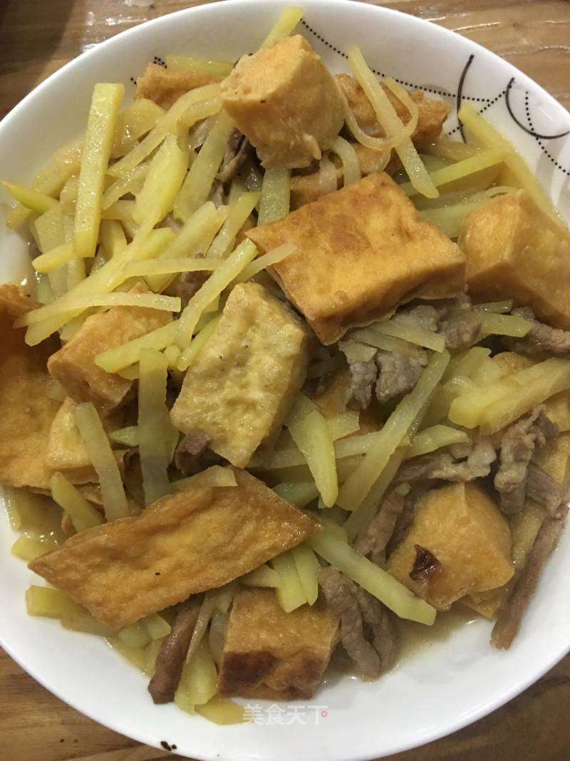 Tofu with Potatoes recipe