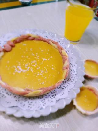 Pastoral Cheese Pumpkin Pie-winners of Lezhong Colorful Summer Baking Competition recipe