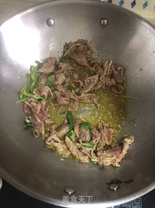 Fried Beef with Ginger recipe