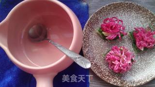 Sweet and Sour Radish Flowers recipe