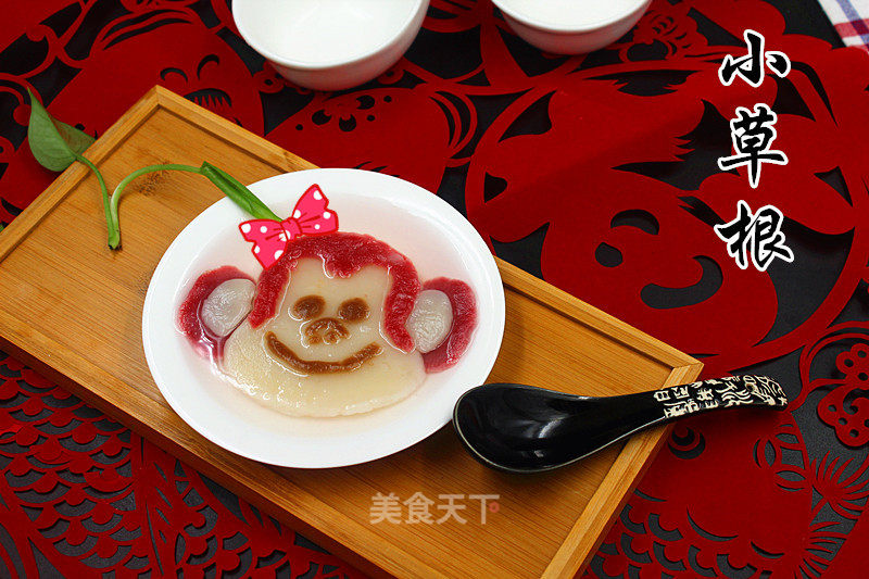 Cute Monkey Yingchun Tangyuan recipe