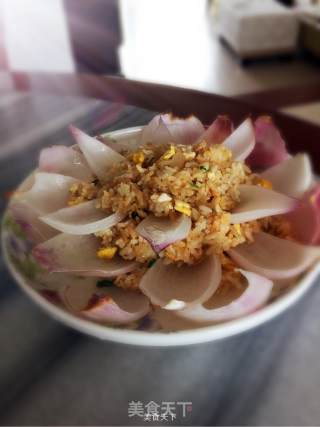 Lotus Egg Fried Rice recipe
