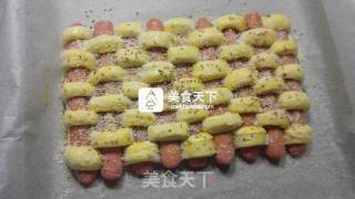 #aca烤明星大赛# Hot Dog Sea Salt Cheese Bread recipe