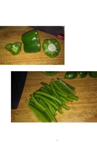 Green Pepper and Potato Shreds recipe