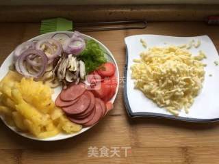 Pineapple Ham Pizza recipe