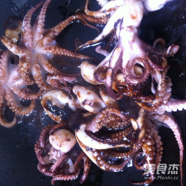 Sauce-flavored Octopus recipe