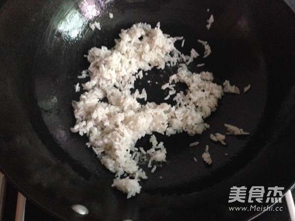 Fried Rice with Cordyceps Flower Pork Sauce recipe