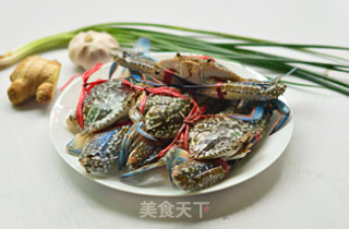 Fried Crab with Green Onion and Ginger recipe