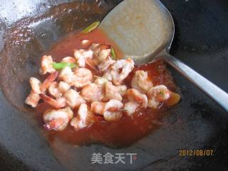 Broccoli Shrimp Balls in Tomato Sauce recipe