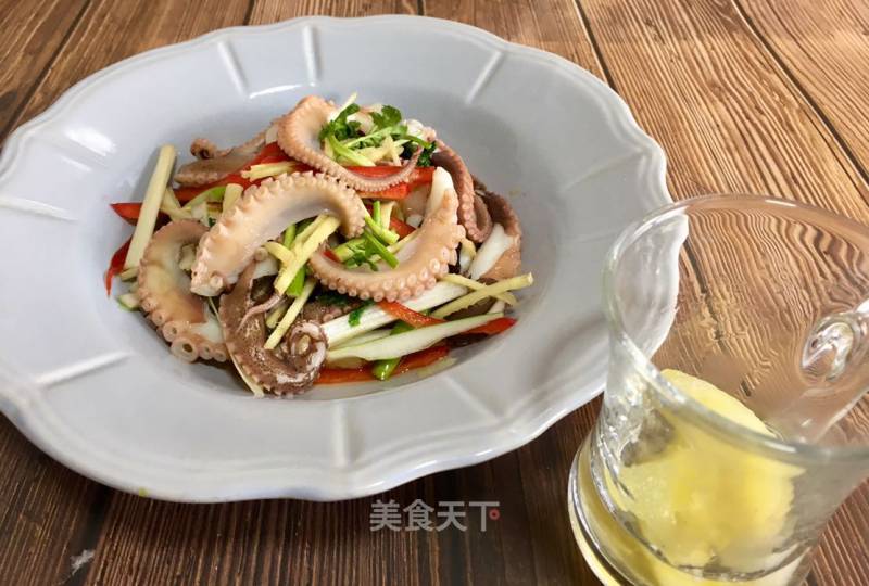 Octopus Mixed with Ginger recipe