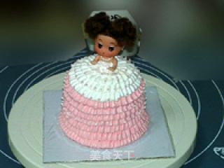 Decorated Cake: Lace Little Princess recipe