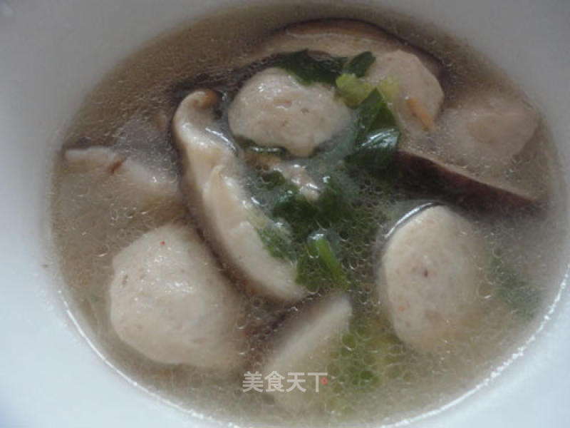 Mushroom Meatball Soup recipe