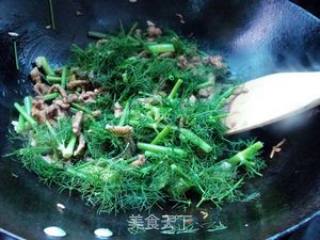 Stir-fried Shredded Pork with Fennel and Vegetables recipe