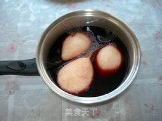 Boiled Pears in Red Wine recipe