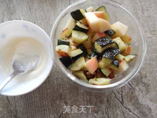 #fourth Section Baking Contest and is Love to Eat Festival# Roasted Pumpkin and Apple Salad recipe