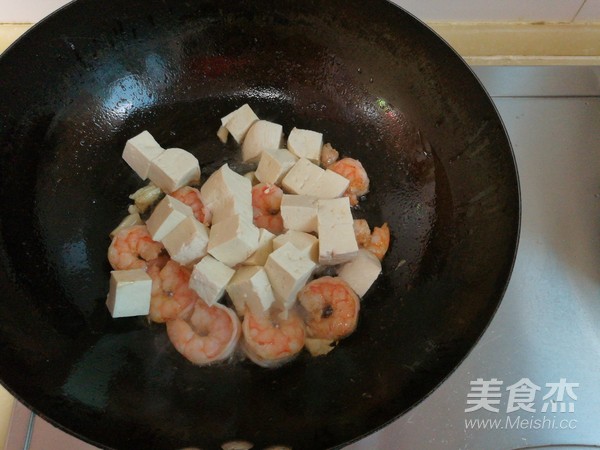 Tofu Braised Shrimp recipe