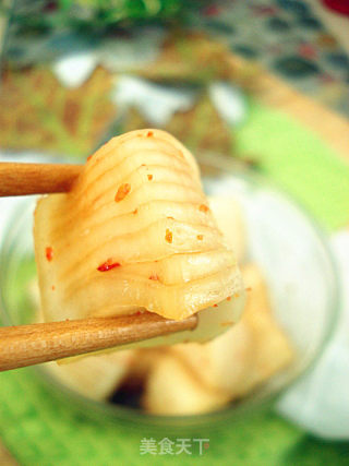 Sweet and Sour Crispy Radish recipe