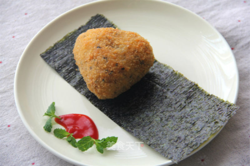 Japanese Style Fried Rice Ball recipe