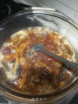Agaricus, Cordyceps Flower, Red Mushroom Stewed Pork Balls recipe