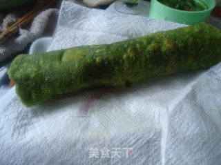 Spinach Carrot Roll recipe