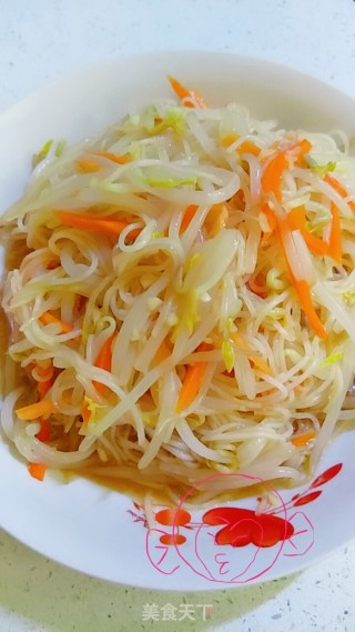 Bean Sprouts Mixed with Vermicelli recipe