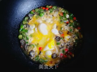 Sea Cucumber Baked Scrambled Eggs recipe