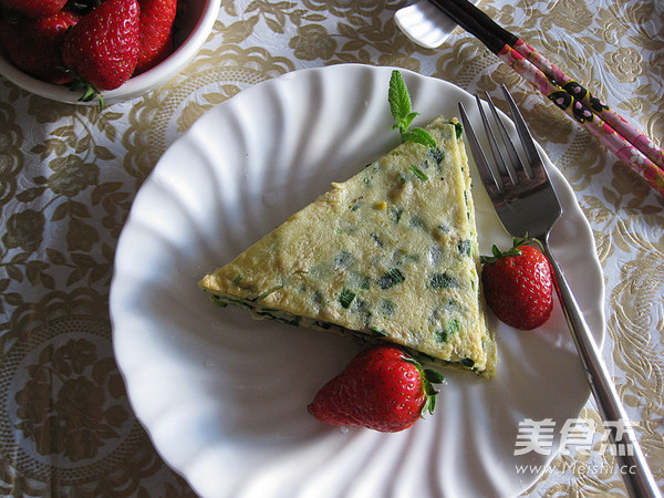 Leek Egg Pancake recipe