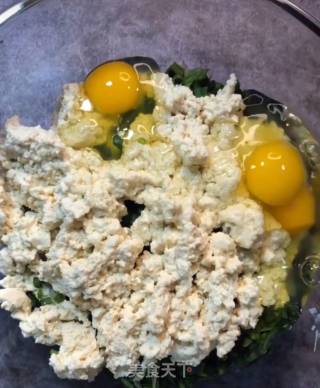 Tofu Meatballs with Leek recipe
