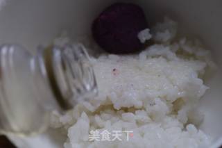 Purple Sweet Potato Rice Ball recipe