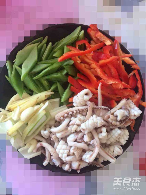 Stir-fried Fresh Squid recipe