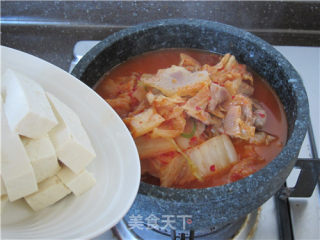 Korean Stone Pot Kimchi Soup recipe