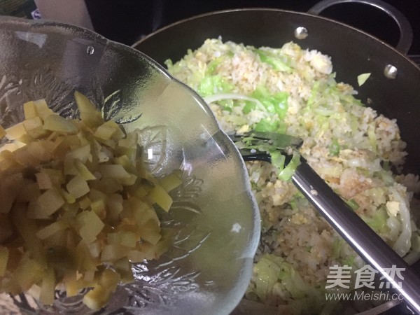 Fried Rice with Ball Vegetables recipe