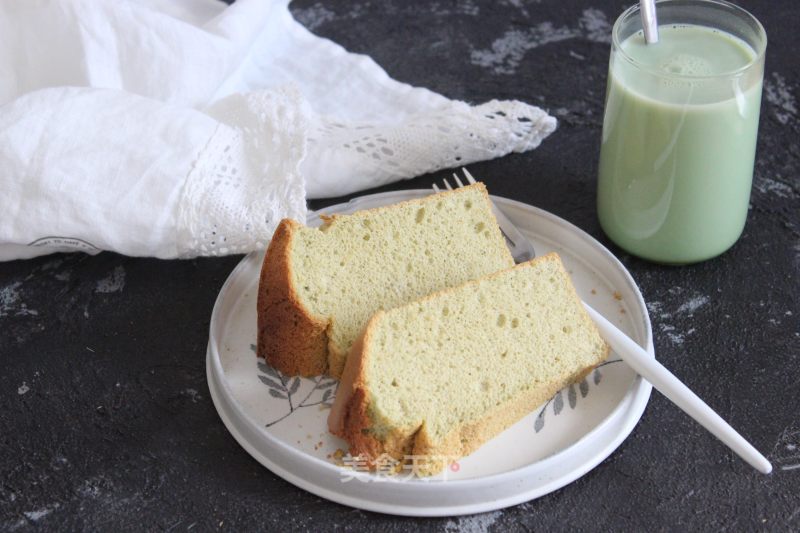 Green Chiffon Cake recipe
