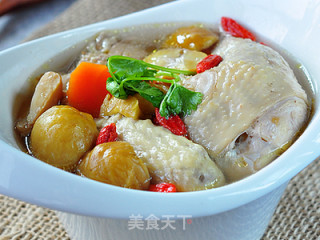 Chestnut Ginseng Chicken Soup recipe