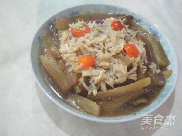 Enoki Mushroom Mixed with Tomato Melon recipe