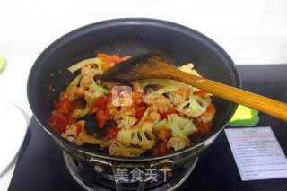 Sweet and Sour Food-cauliflower in Tomato Sauce recipe