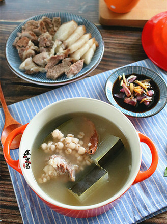 Winter Melon and Coix Seed Pork Soup