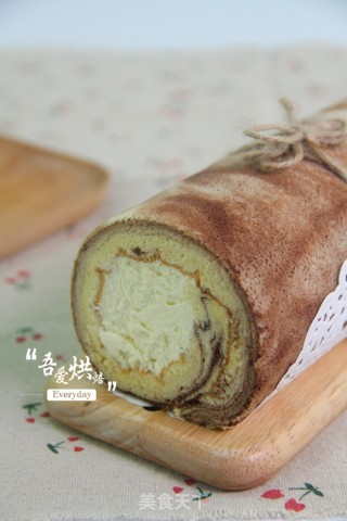 #the 4th Baking Contest and is Love to Eat Festival#coco Double Color Cake Roll recipe