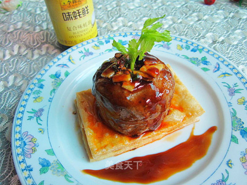 Drunken Foie Gras with Oyster Sauce Vinaigrette recipe