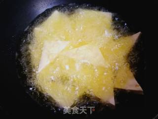 #团圆饭#fragrant Fried Triangle Tofu recipe