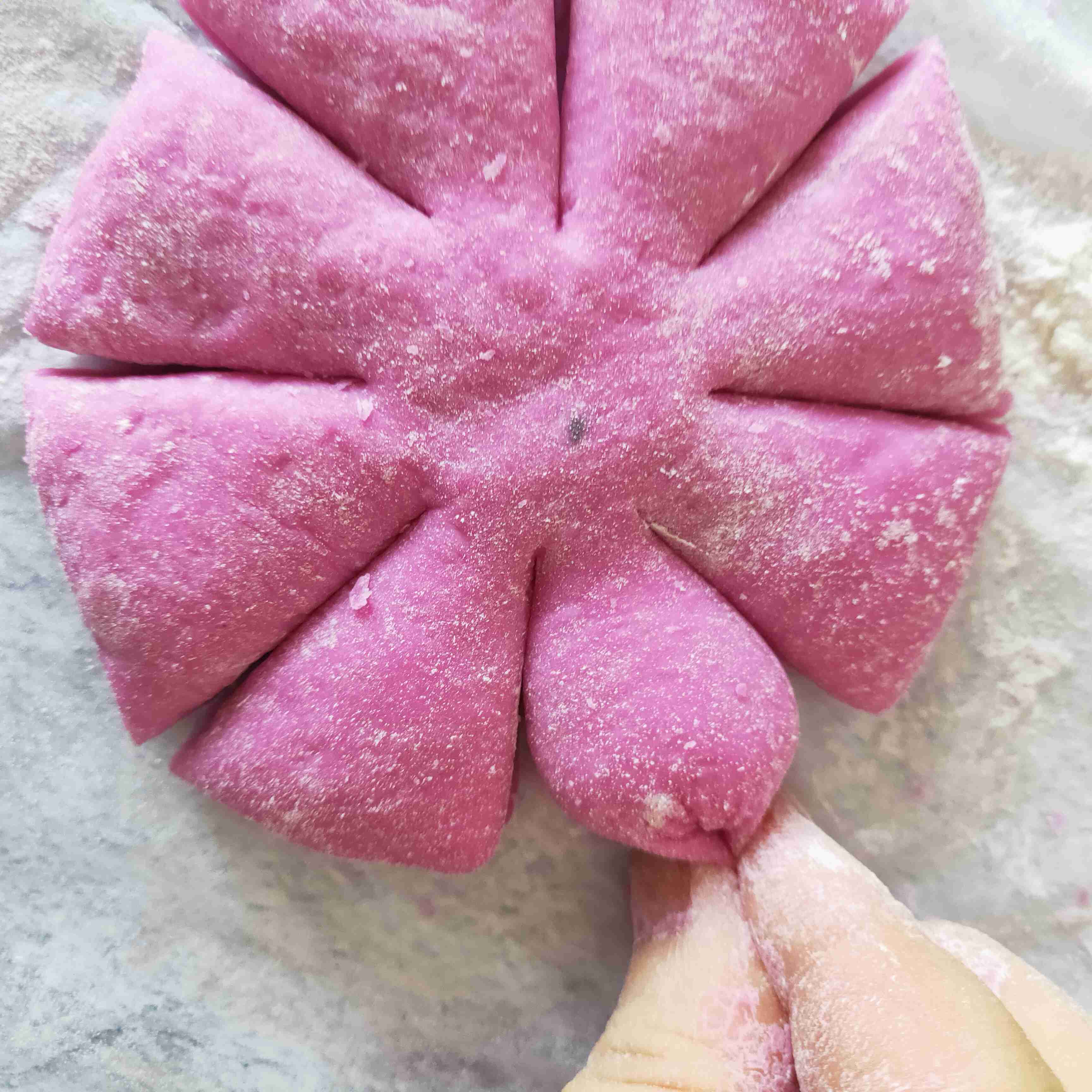 Flower-shaped Steamed Buns recipe